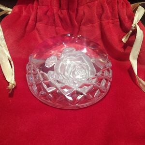 Crystal Rose Decorative Bowl